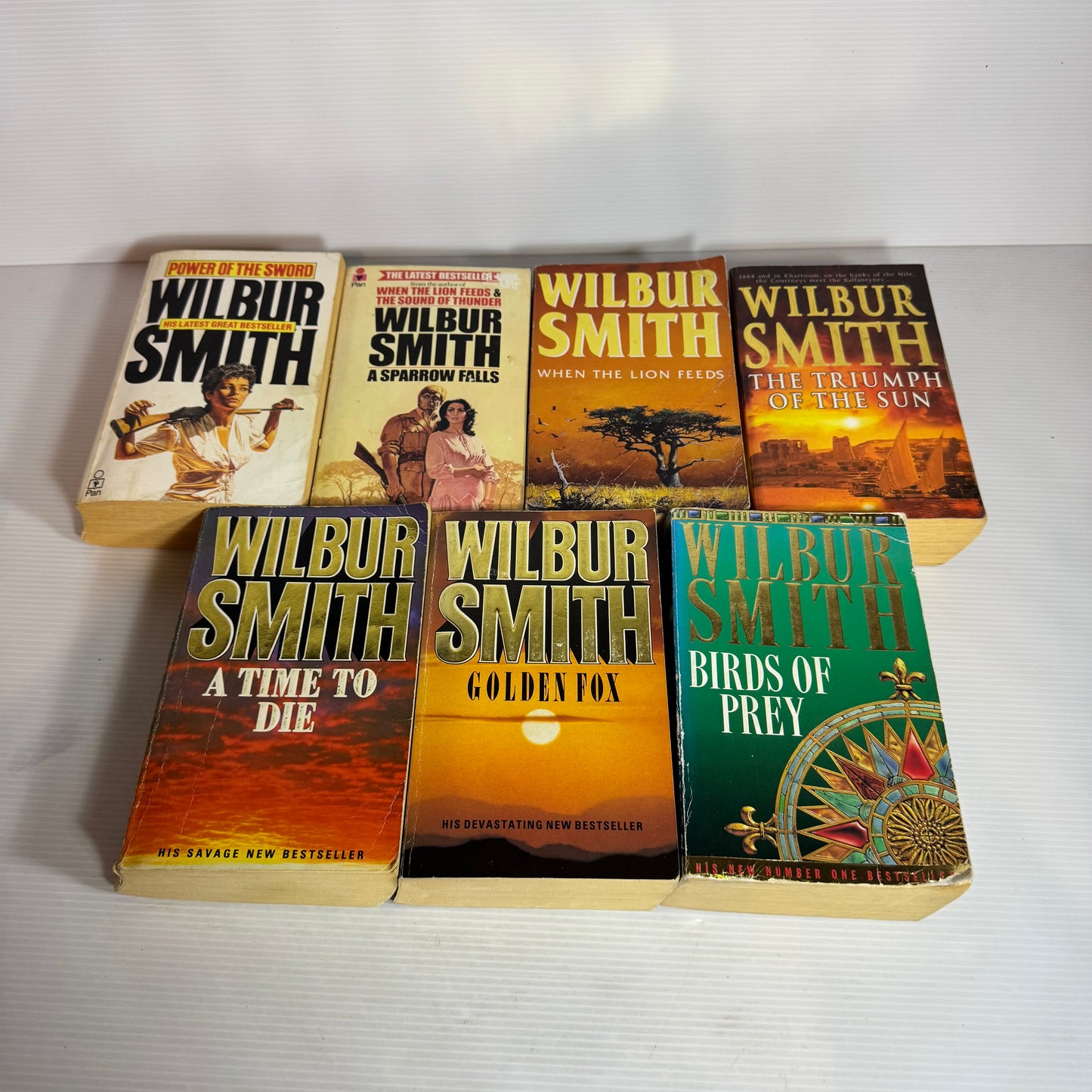 Wilbur Smith - Courtney Series Book Bundle x 7 Books (2481)