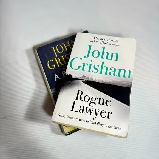 John Grisham Book Bundle x 2 : Rogue Lawyer & A Painted House (2269)
