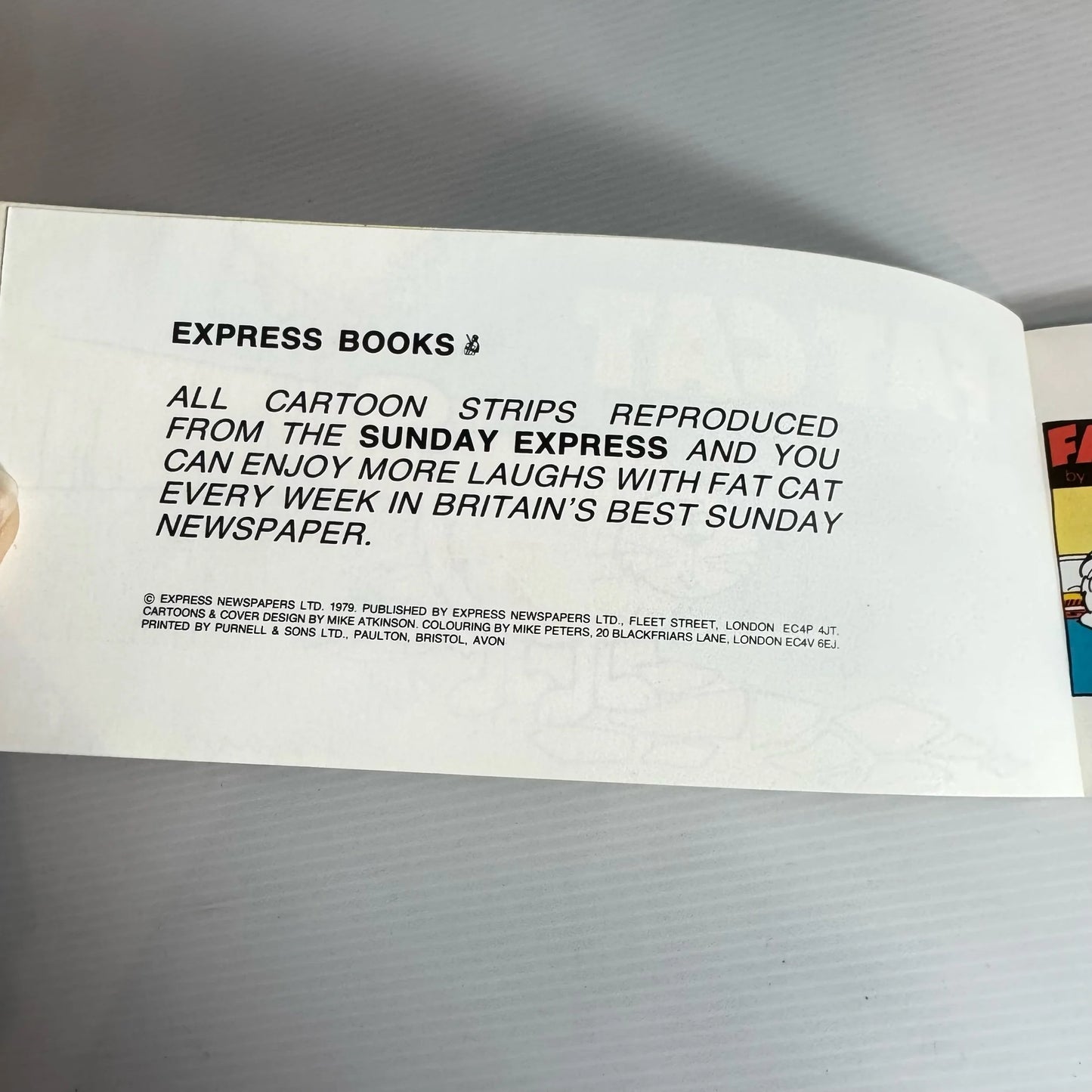 Fat Cat - Mike Atkinson (Vintage 1979)