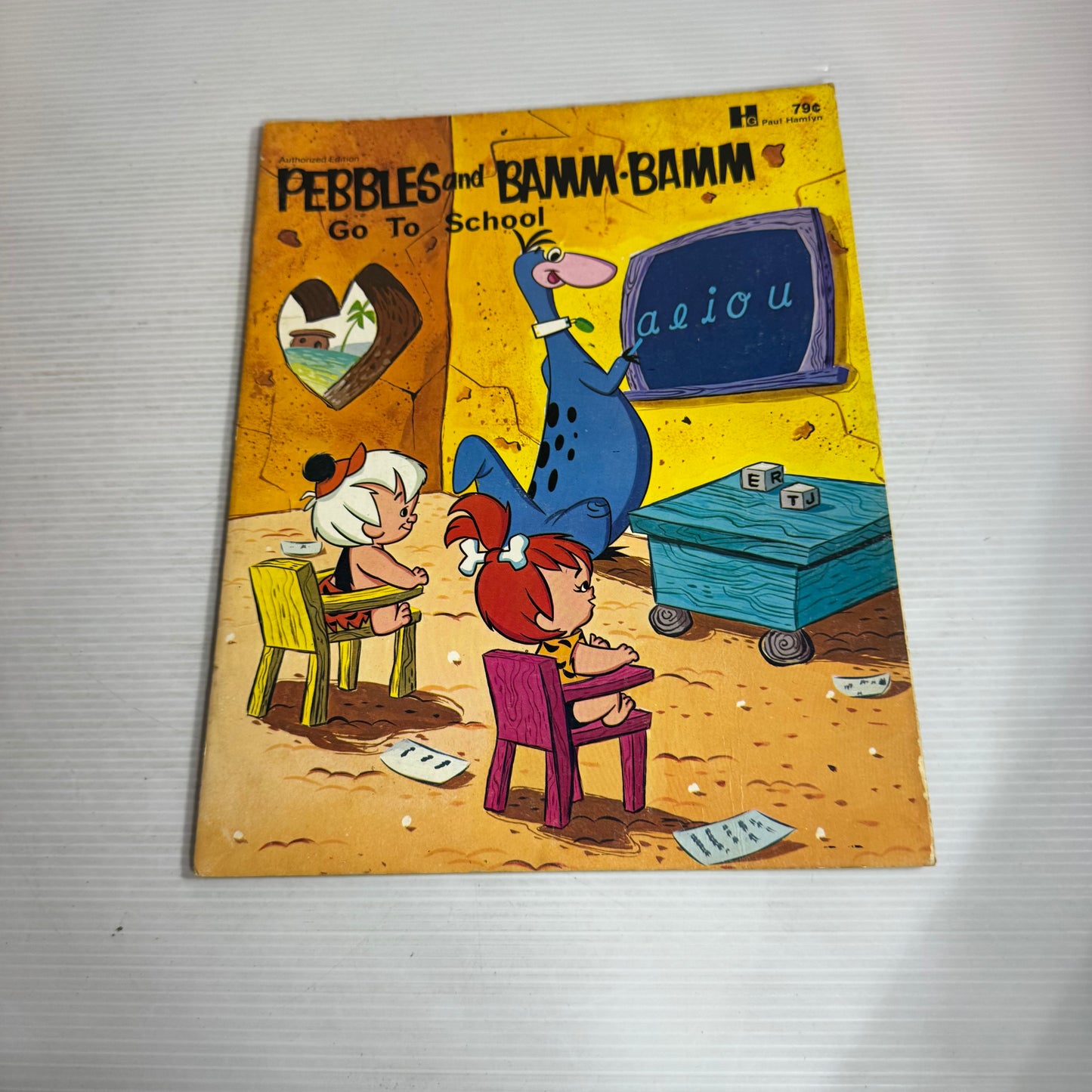 Vintage Flintstone 1970's Giant Durabooks for Children x 6 Books (2606)