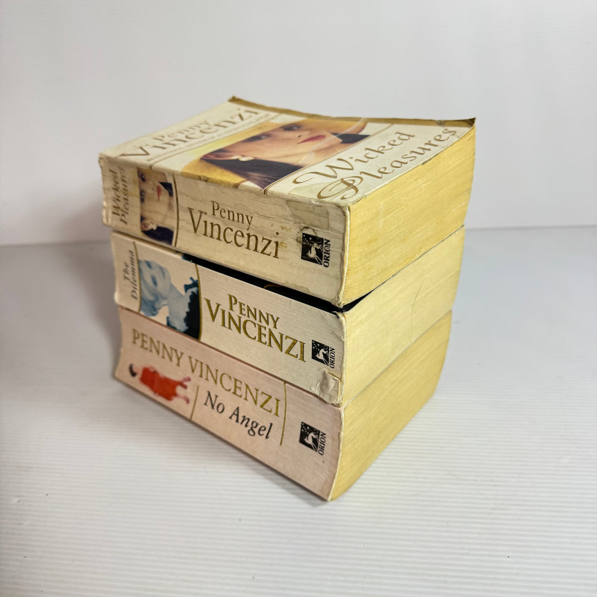 Penny Vincenzi Bundle x 3 : Wicked Pleasures, No Angel, The Dilemma (3350)