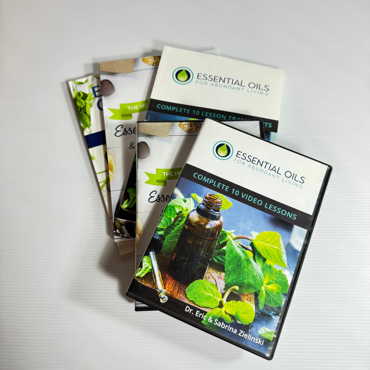 Essential Oils For Abundant Living Handbooks & Video Lessons Bundle (3474)