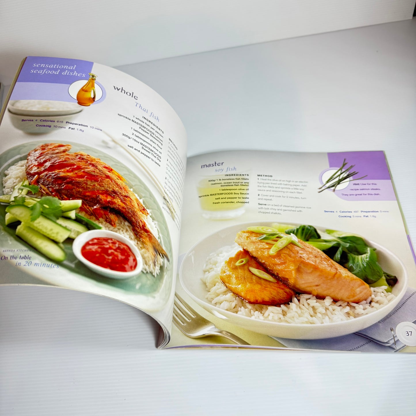 Quick & Easy Family Cookbook Bundle x 4 : Fab Food for Family & Friends - Janella Bloom, On The Table in 20 Minutes - Brenda Kitchen's, Fresh + Fast - Marie Claire, Quick Short Recipe Cookbook - Family Circle(3063)