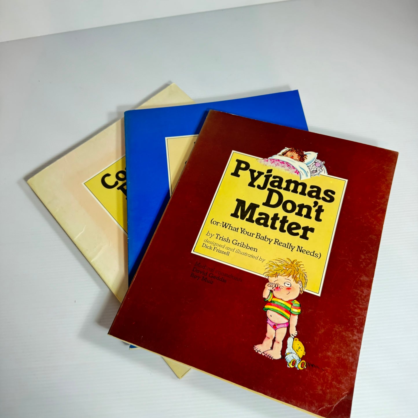 Trish Gribben Parenting Vintage Big Book Bundle x 3 : Nits & Other Nasties, Coming Red or Not, Pyjamas Don't Matter (Vintage 1986)(3071)