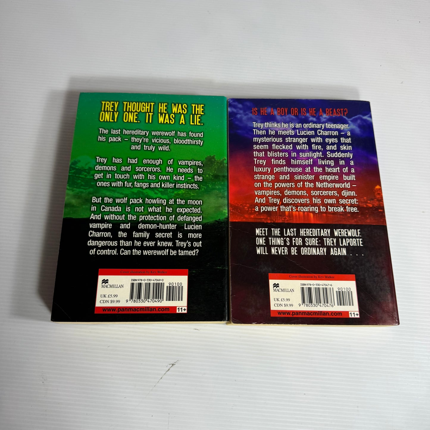 Steve Feasey Changeling Book Bundle x 2 : Discover the Beast Within & Blood Wolf (3114)