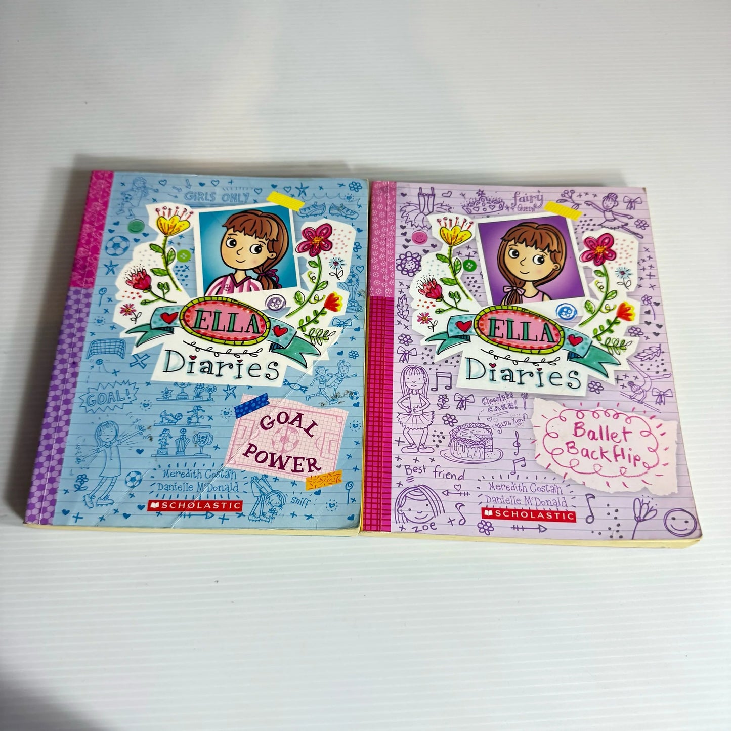 Ella Diaries Book Bundle x 2 Books : Goal Power & Ballet Back Flip