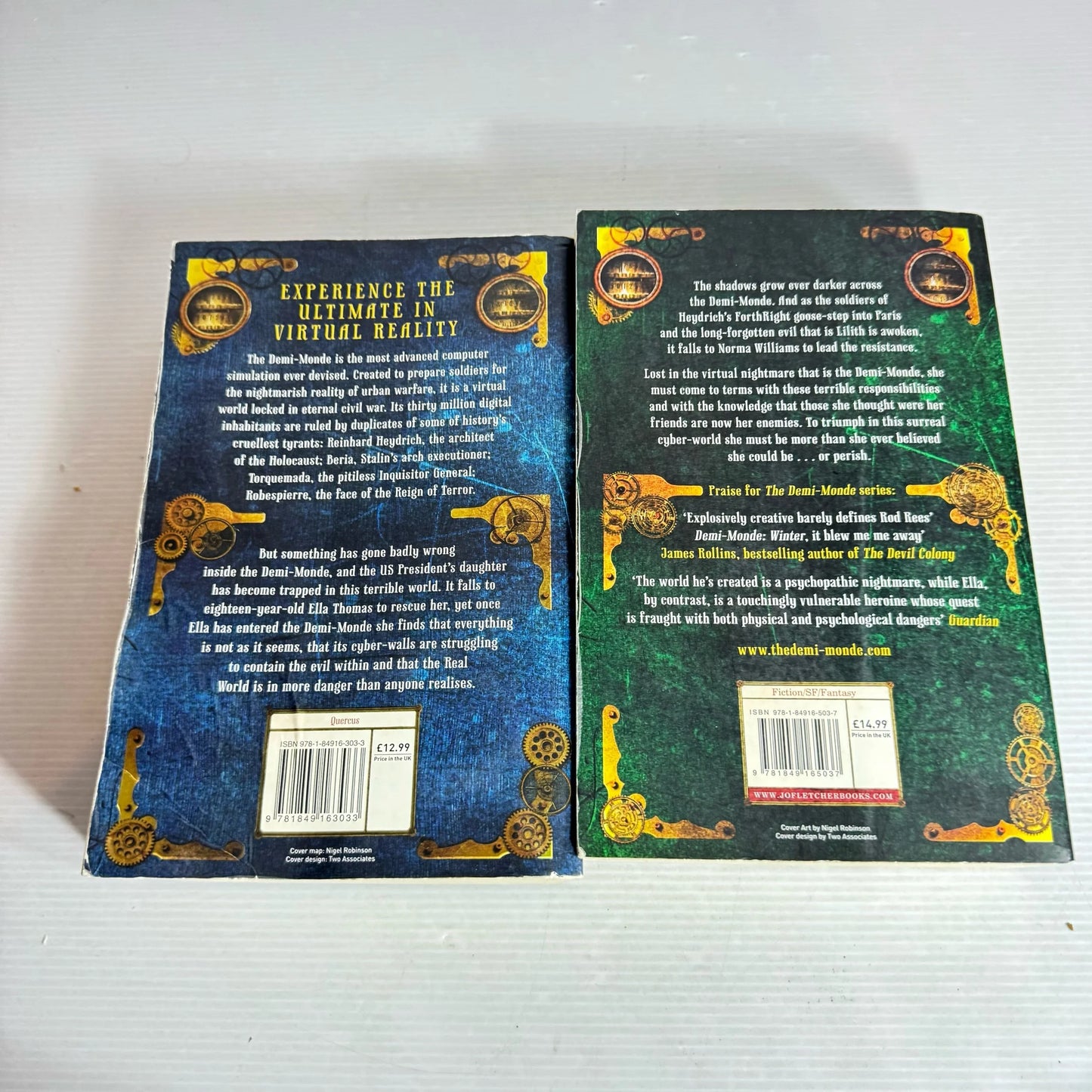 The Demi Monde - Rod Rees Book Bundle x 2 Books : Spring & Winter (2095)