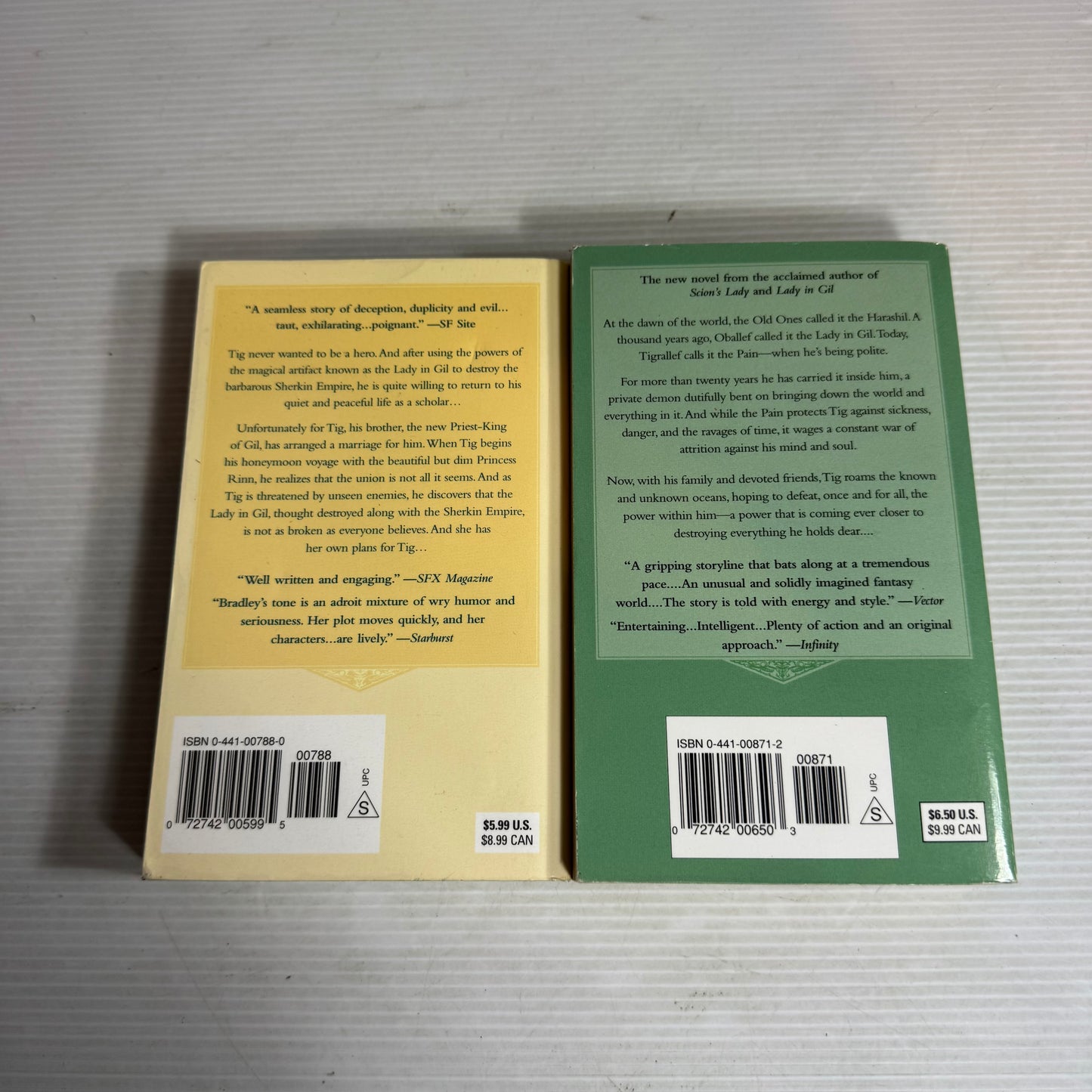 Rebecca Bradley Book Bundle x 2 : Lady Pain & Scion's Lady (2975)