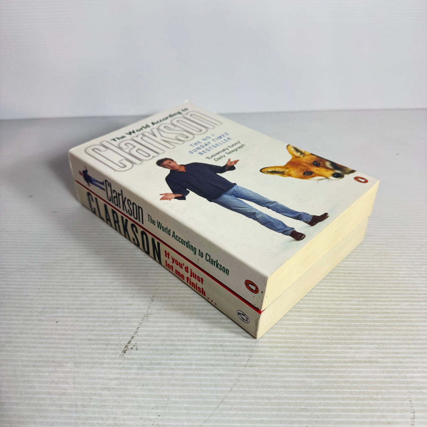 Clarkson Book Bundle x 2 : The World According to Clarkson & If You'd Just Let Me Finish.... (2991)