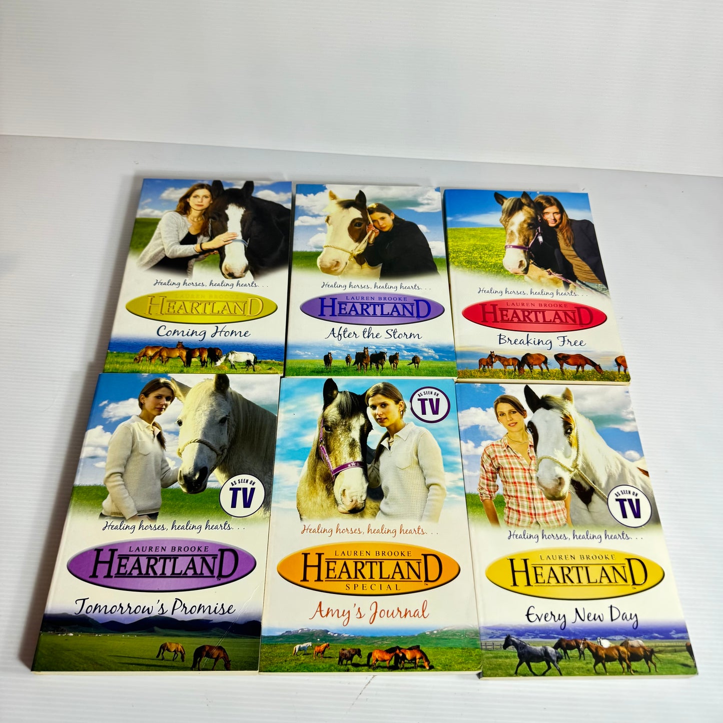 Lauren Brooke Heartland Horse Series Book Bundle x 9 Books (3184)