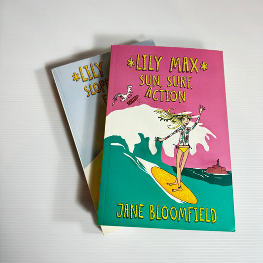 Jane Bloomfield Lily Max Book Bundle x 2 ; Sun, Surf, Action & Slope, Style, Fashion - Inscription by Author(3076)