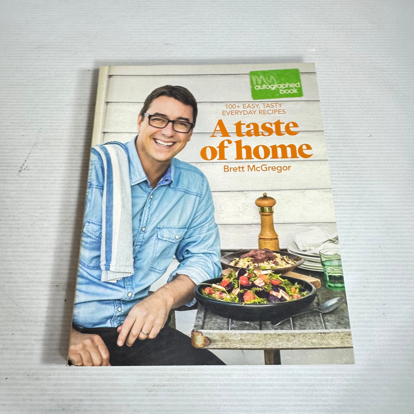 Brett McGregor Cookbook Bundle x 2 : A Taste of Home & Taste of a Traveller (both signed by Author) (2915)