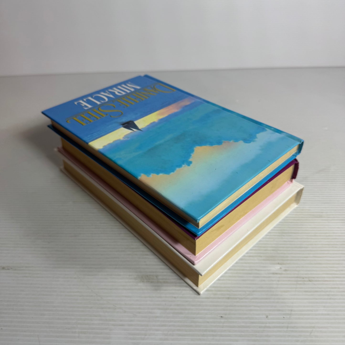 Danielle Steel Hardcover Book Bundle x 3 : Miracle, Safe Harbour, Toxic Bachelors (2823)