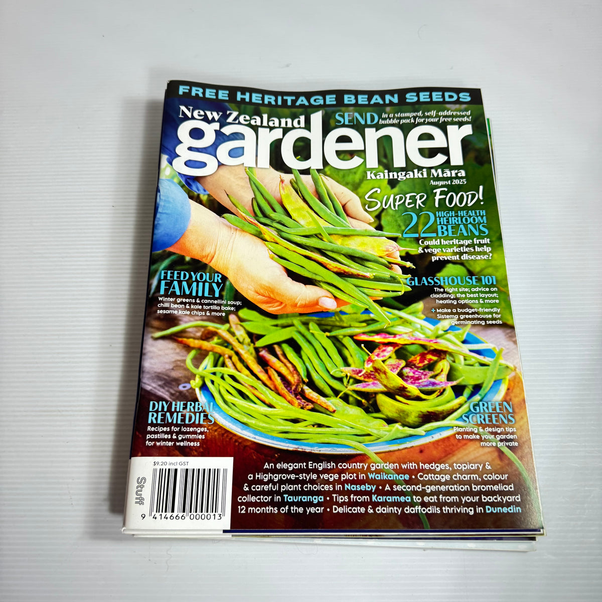 New Zealand Gardener Magazine x 11 : 2025 Jan, Feb, March, May, June, July Aug, Sept, Oct,  Nov, Dec (3329)