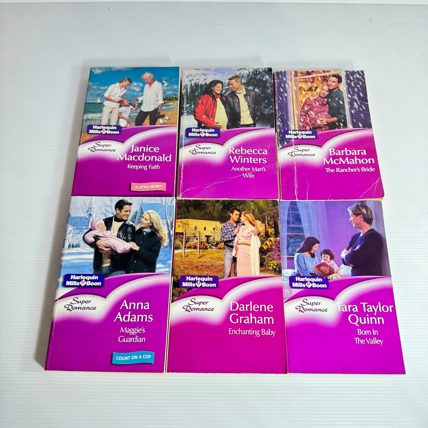 Mills & Boon Super Romance Book Bundle x 6 Books (3149)