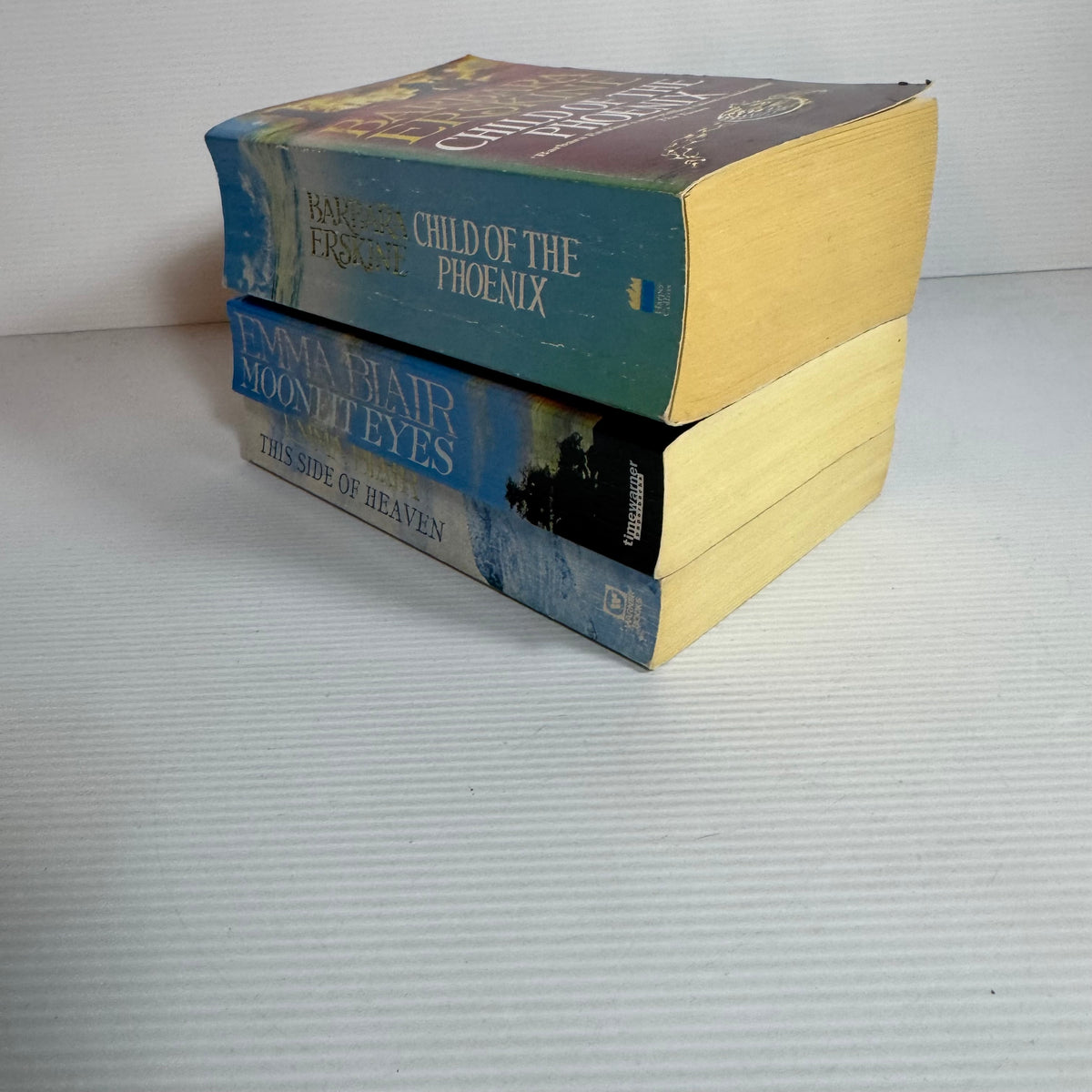 Barbara Erskine Bundle x 3 : Child of the Phoenix, This Side of Heaven, Moonlit Eyes (3453)