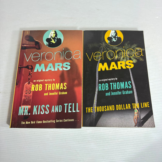 Veronica Mars Book Bundle x 2 : The Thousand Dollar Tan Line & Mr. Kiss and Tell (2813)