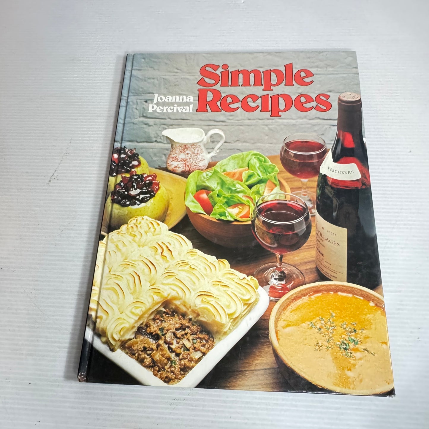 Vintage Cookbook Bundle x 3 : Portmeirion Book of Entertaining (1990), Simple Recipes - Joanna Percival (1982),, Australian & New Zealand Family Cookbook (1977)(2940)