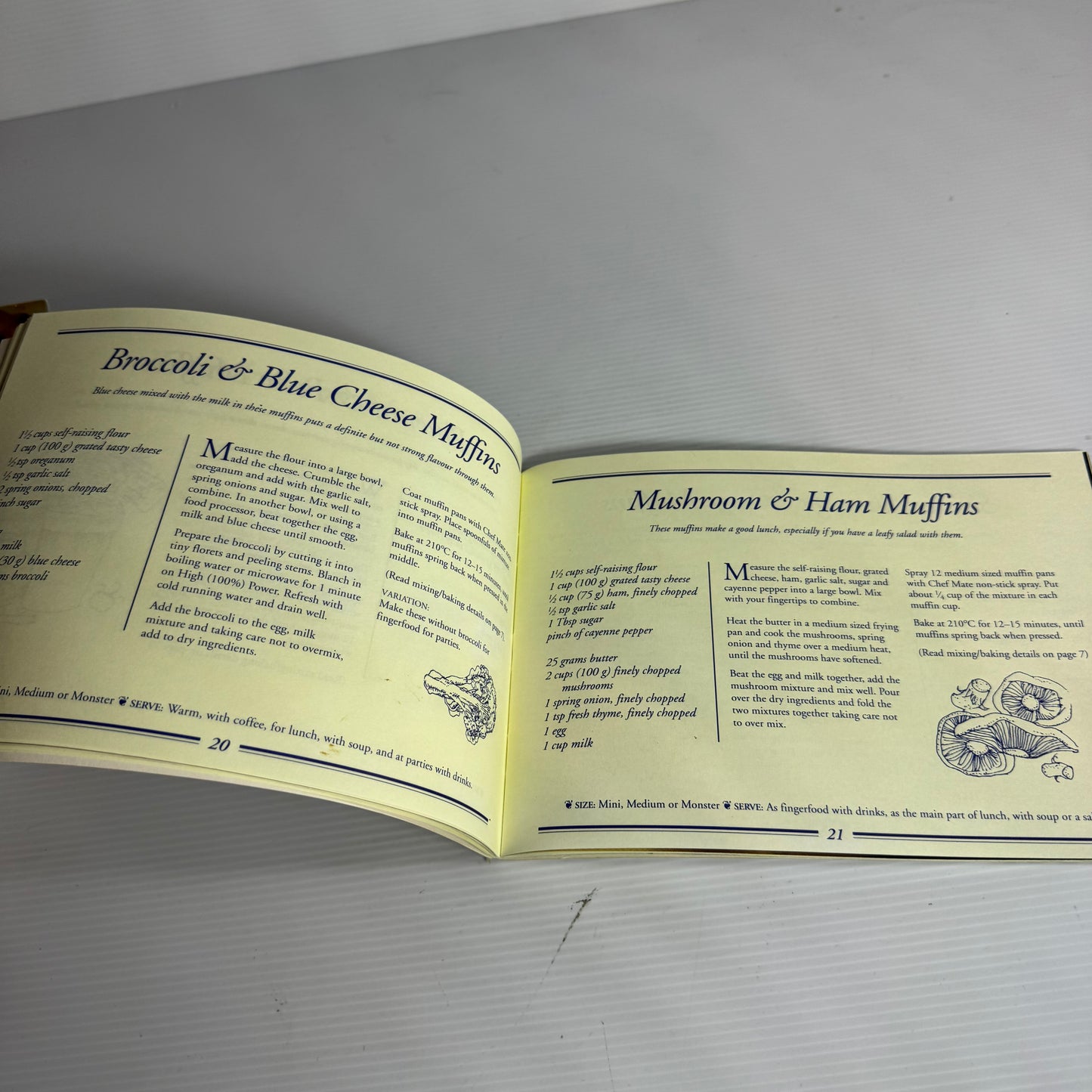 Muffin Cookbook Bundle x 2 : Marvellous Muffins - Alison Holst and The Muffin Tin Cookbook - Brette Sember (3176)