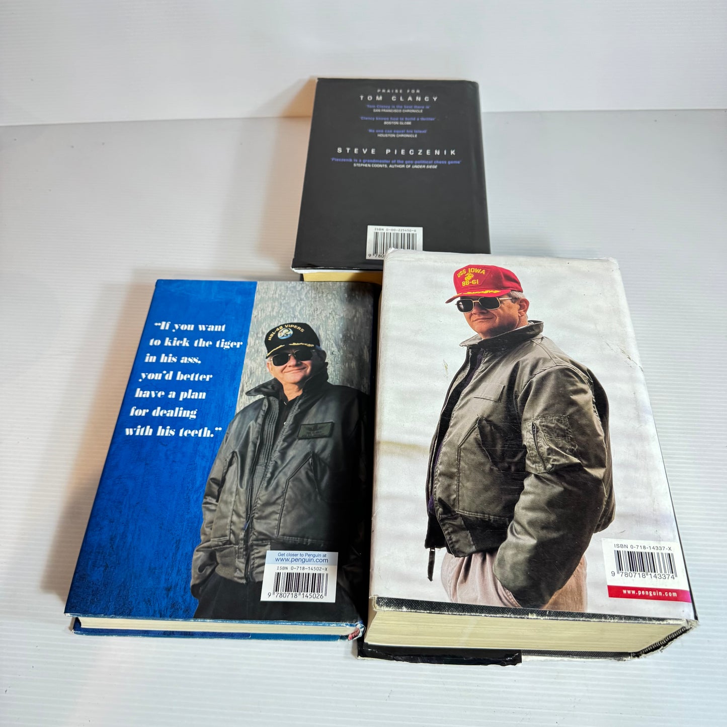 Tom Clancy Hardcover Book Bundle x 3 Books (2462)