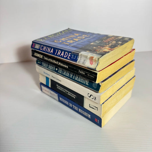 Crime/Mystery/Thriller Book Bundle x 6 Books - Various Authors (2213)