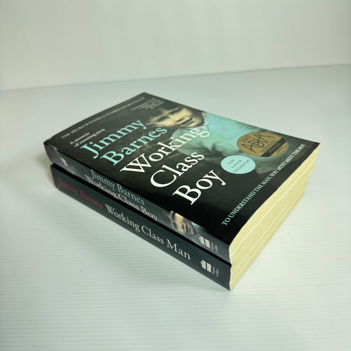 Jimmy Barnes Book Bundle x 2 : Working Class Boy & Working Class Man (3081)