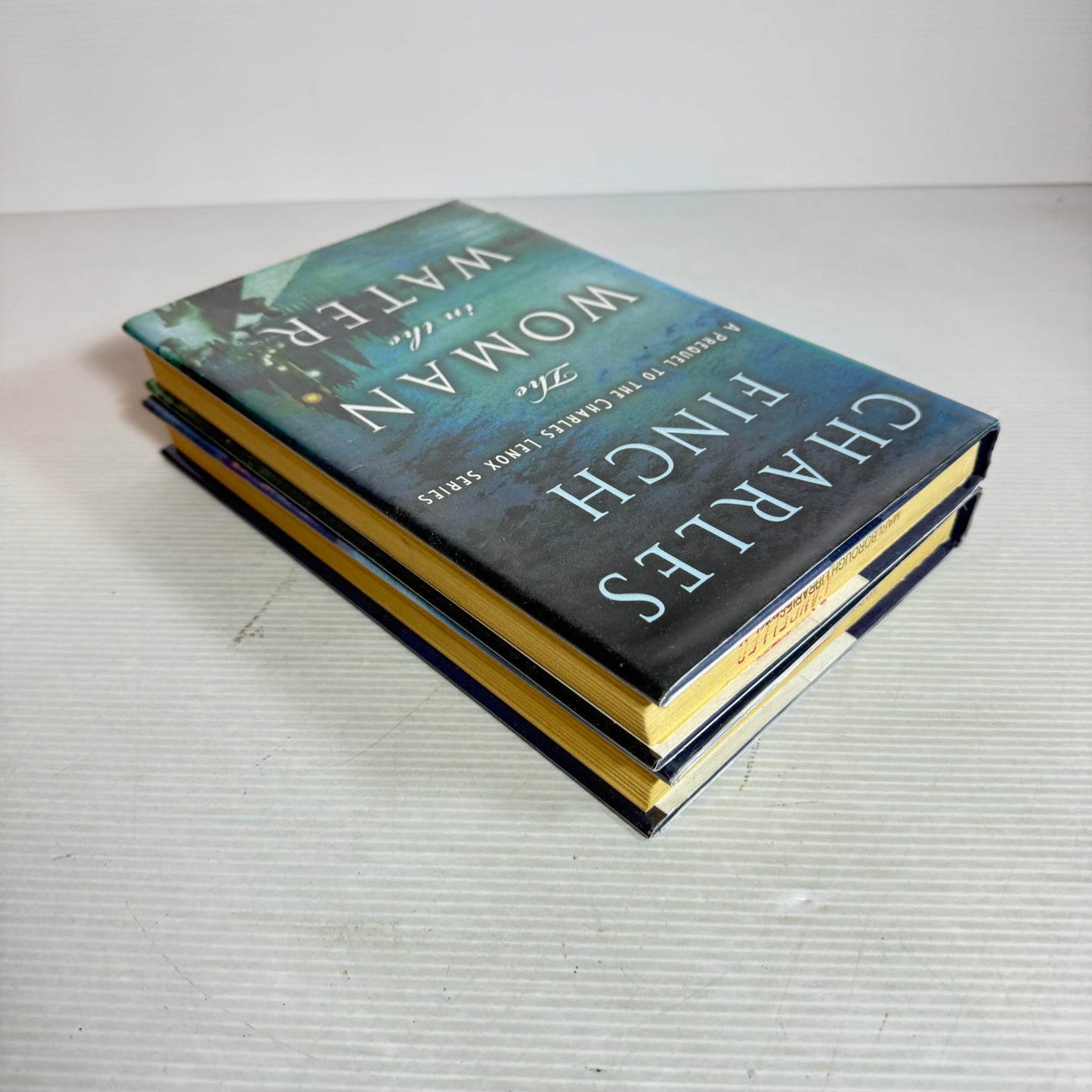 Charles Finch Book Bundle x 2 : The Vanishing Man & The Woman in the Water (2965)