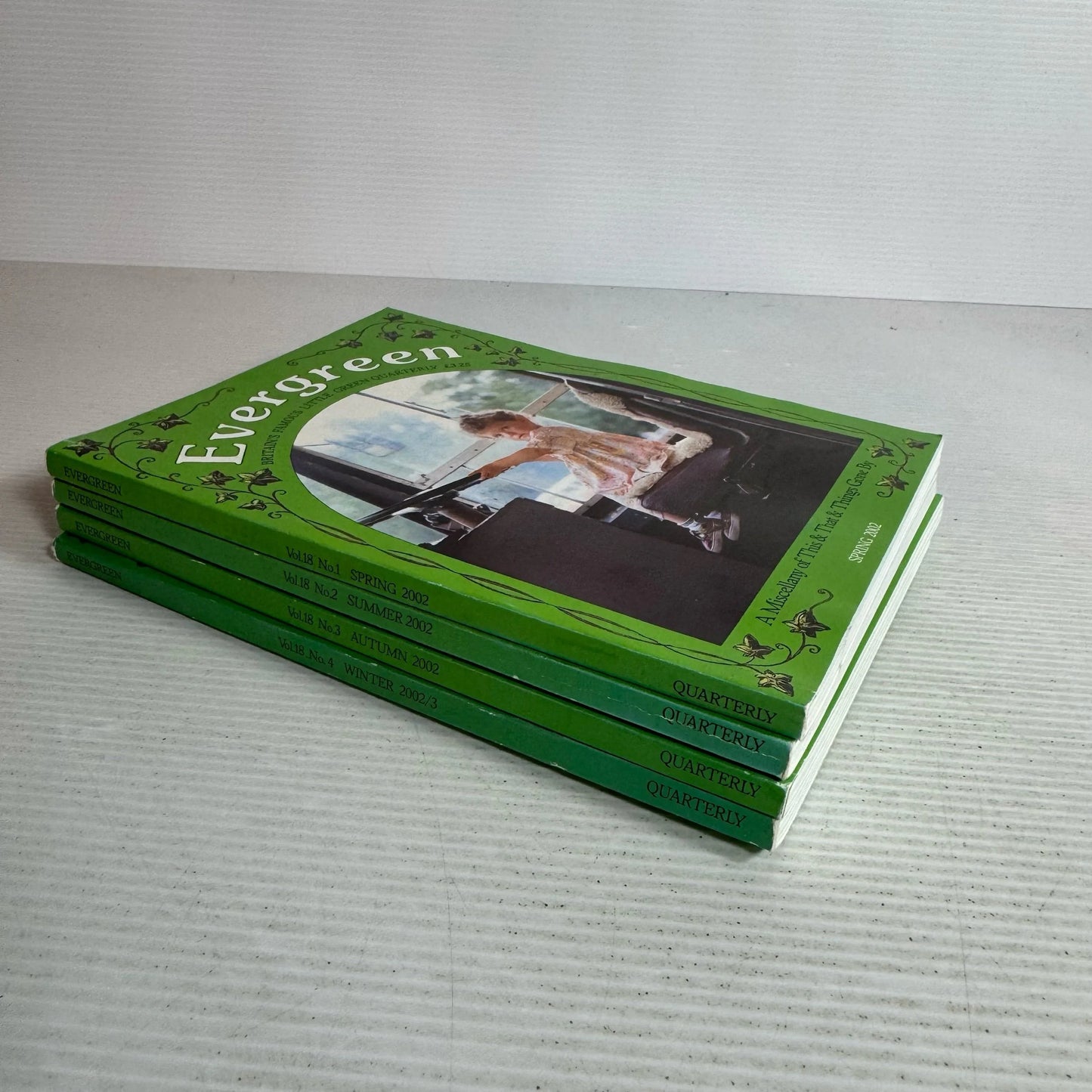 Evergreen Book Bundle x4 Spring 2002, Summer 2002, Autumn 2002, & Winter 2002/3 (401)