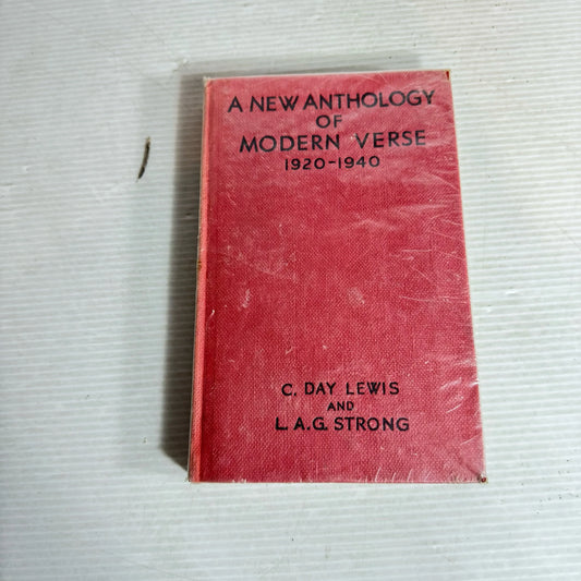 A New Anthology Of Modern Verse 1920-1949 - C. Day Lewis and L. A. G. Strong (Vintage 1960)