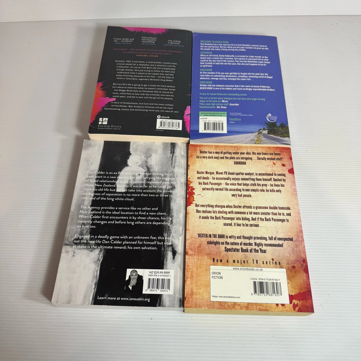 Crime Thriller & True Crime Book Bundle x 4 Books (one signed by author) (2147)