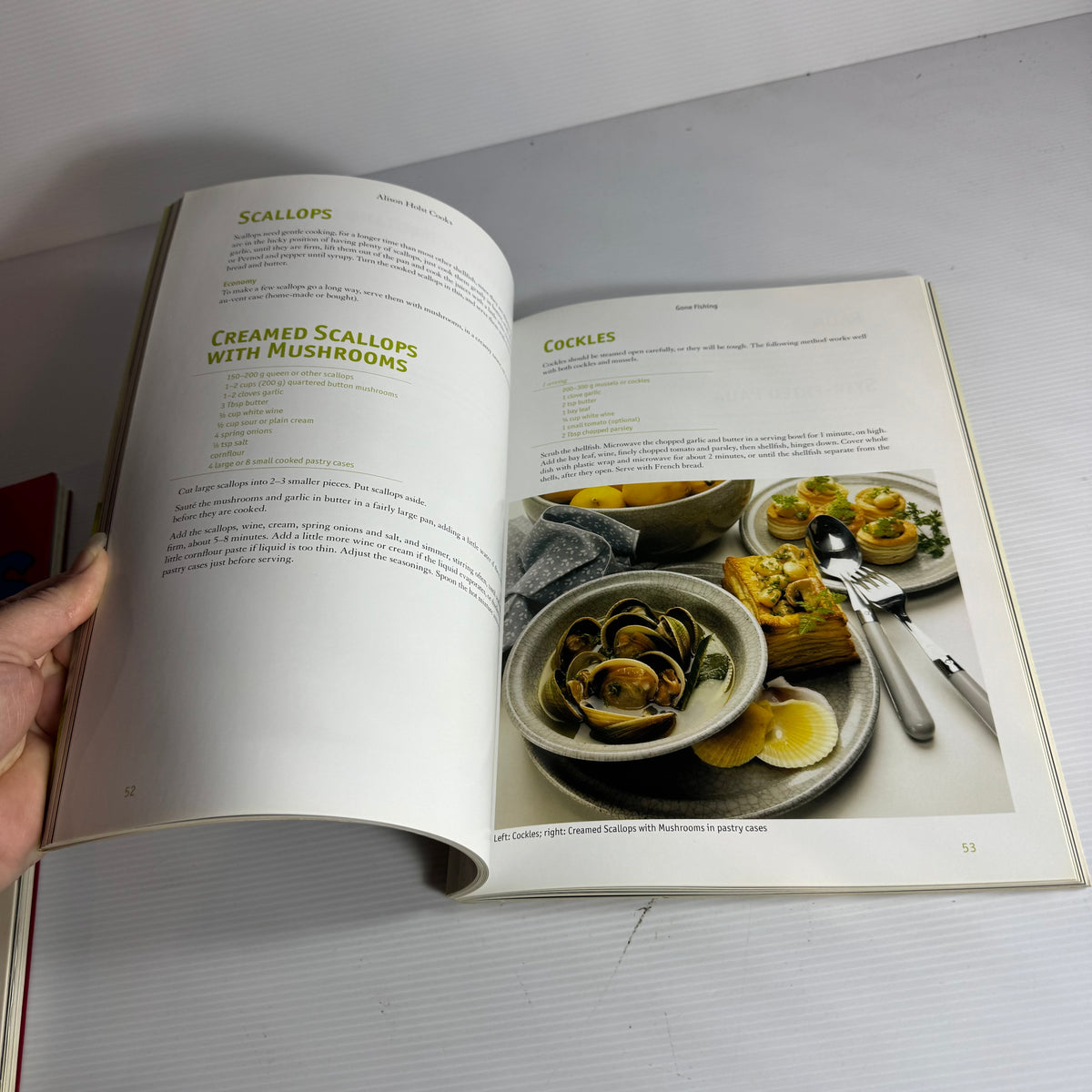 Alison Holst Cookbook Bundle x 2 : Cooks : Cool Food For Warmer Days & Warming Food For Cooler Days (3250)