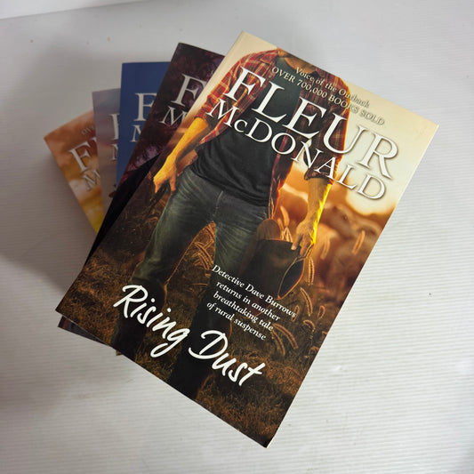Fleur McDonald Book Bundle x 5 Books : Deception Creek, Voices in the Dark, Rising Dust, The Shearer's Wife, Something to Hide (2889)