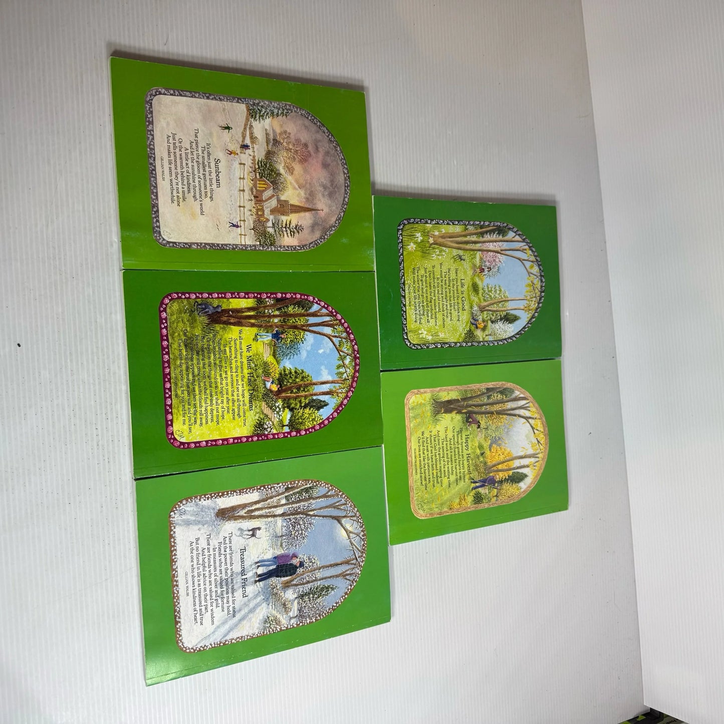 Evergreen Book Bundle X 5 Spring 2001, Summer 2001, Autumn 2001, Winter 2001, Winter 200o/1 (405)