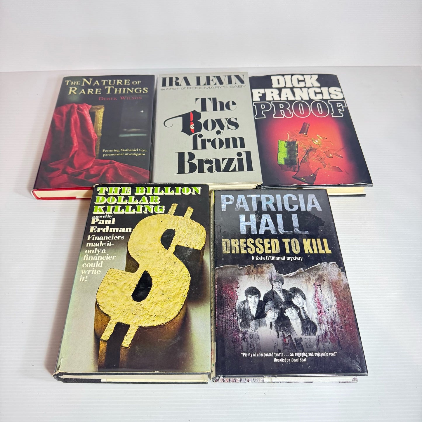 Crime Thriller Hardback Book Bundle x 5 Books : Mixed Authors (2264)