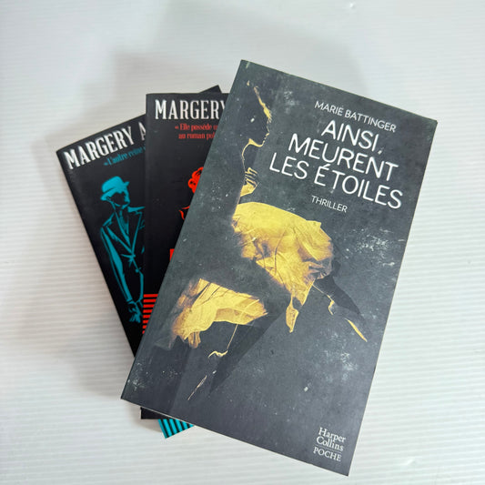 Margrey Allingham French Language Crime Book Bundle x 3 Books (2568)