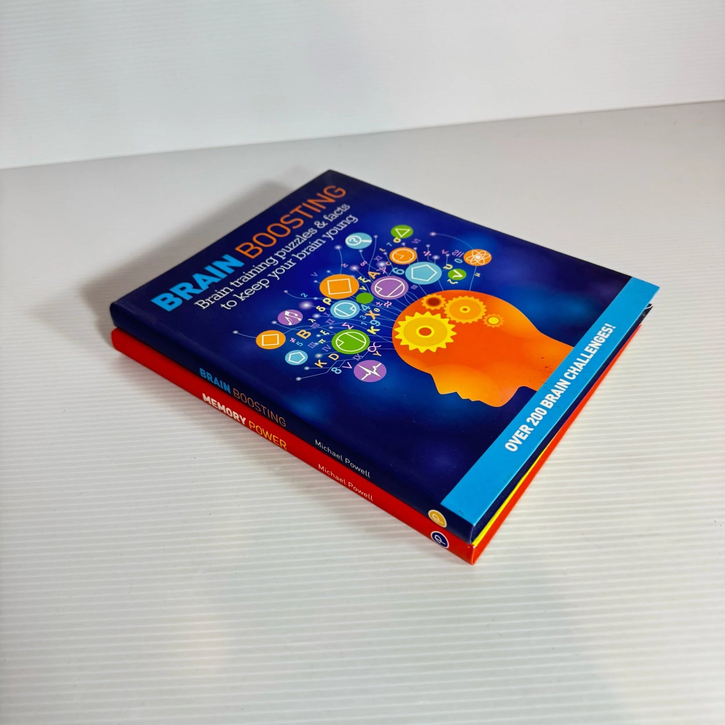 Brain Book Bundle x 2 Books : Memory Power & Brain Boosting