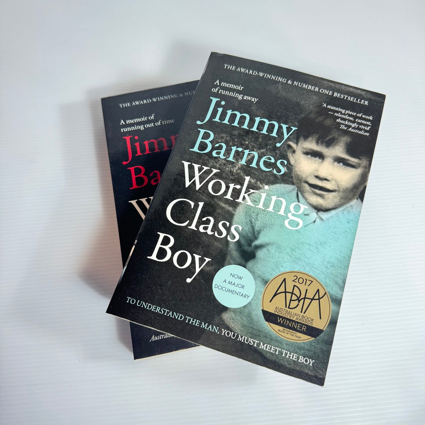 Jimmy Barnes Book Bundle x 2 : Working Class Boy & Working Class Man (3081)