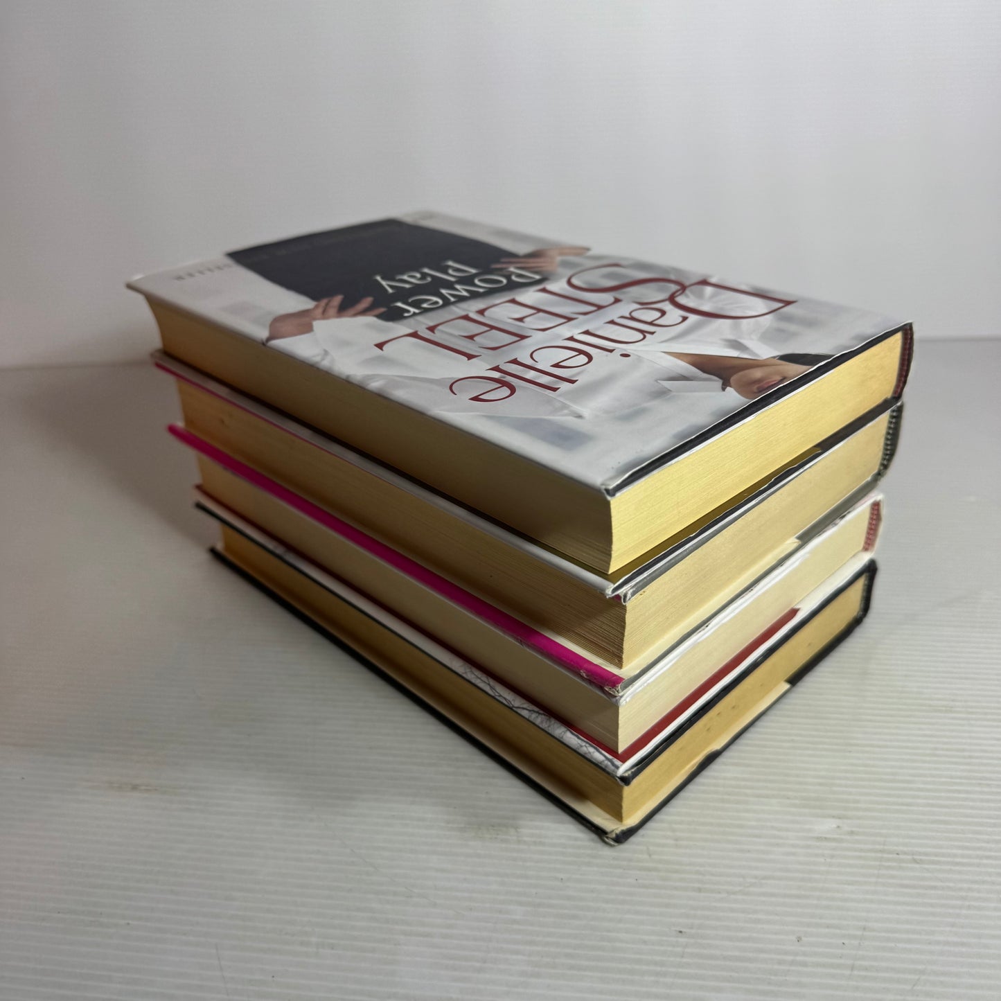 Danielle Steel Hardcover Book Bundle x 4 : Power Play, Dating Game, The Award, Answered Prayers (2819)