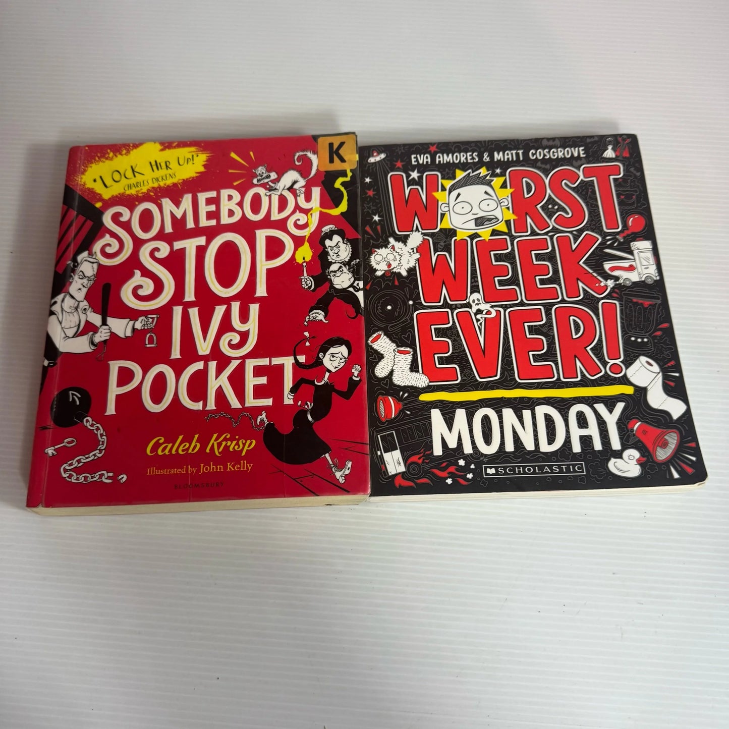 Children's Action Adventure Book Bundle x 2 Books (2334)