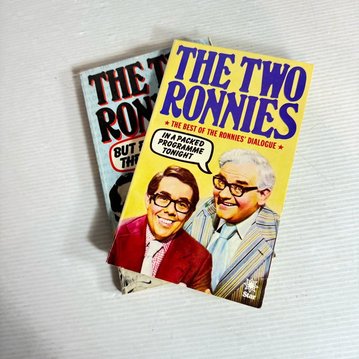 The Two Roonies Book Bundle x 2 Books : But First the News & In A Packed Programme Tonight (Vintage 1977-1978) (2018)
