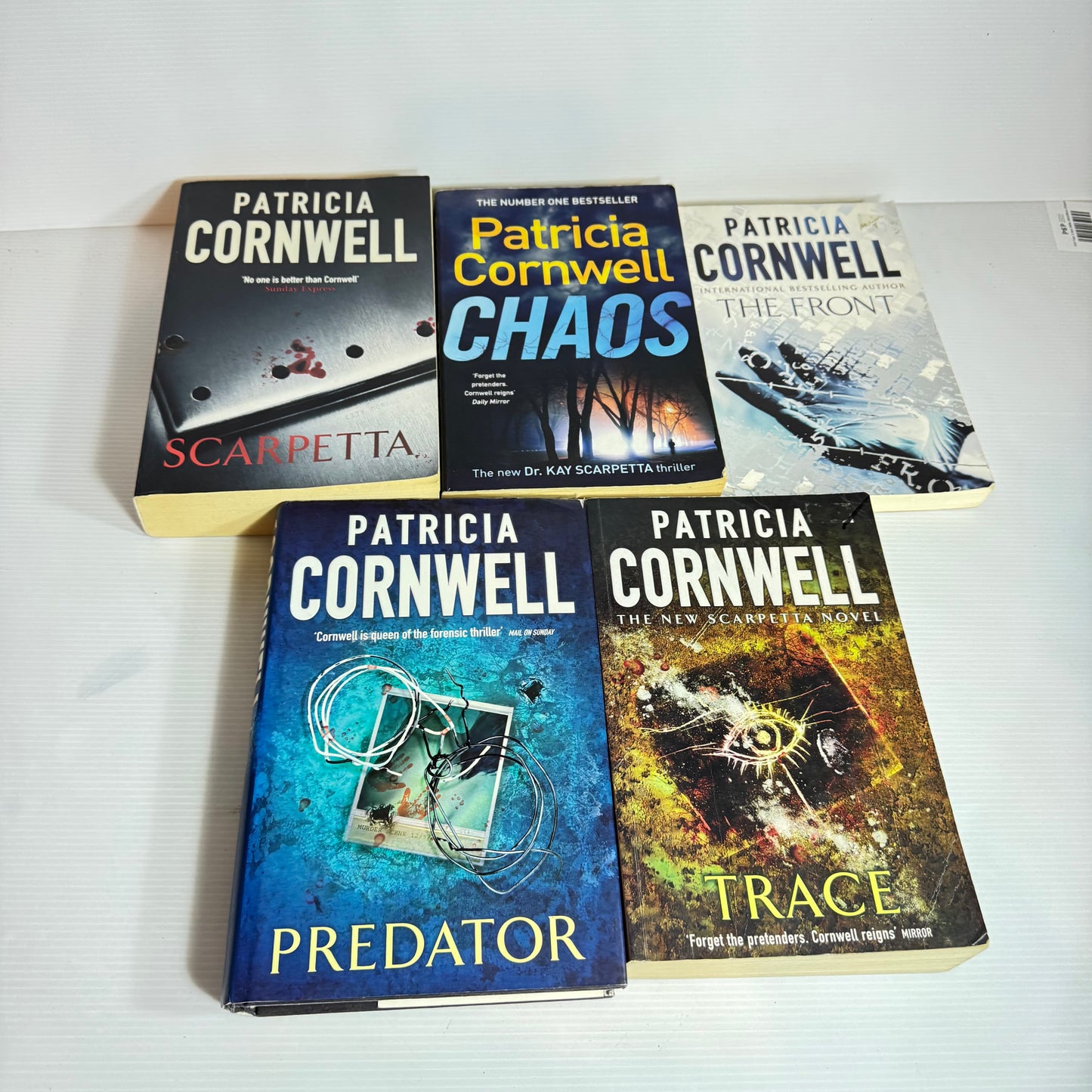 Patricia Cornwell Book Bundle x 5 Books (2427)