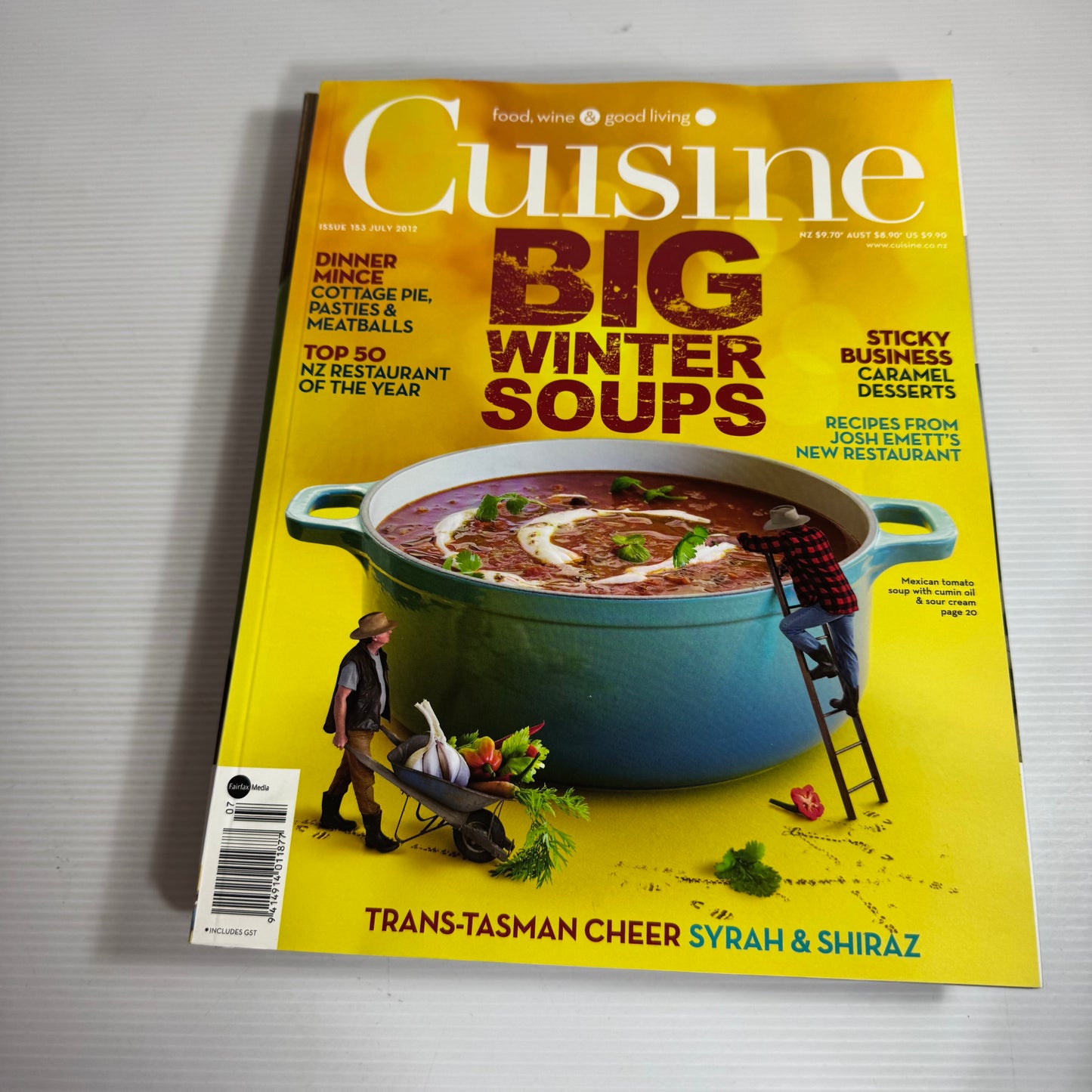 Cuisine Magazine Bundle x 6 : 2012 Issues 150, 151, 152, 153, 154, 155 (3339)