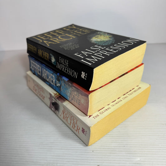 Jeffery Archer Book Bundle x 3 Books (2567)