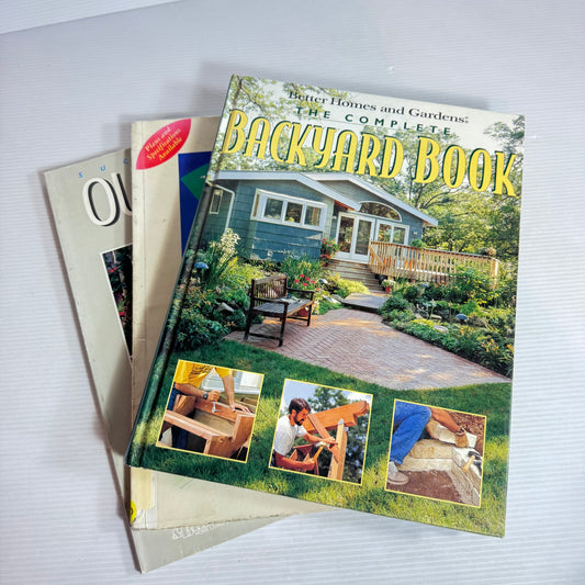 Backyard, Outdoor & House Book Bundle x 3 Books (2809)