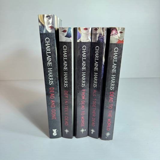 Charlaine Harris True Blood Book Bundle x 5 : Definitely Dead, From Dead to Worse, All Together Dead, Dead to the World, Dead and Gone (2951)