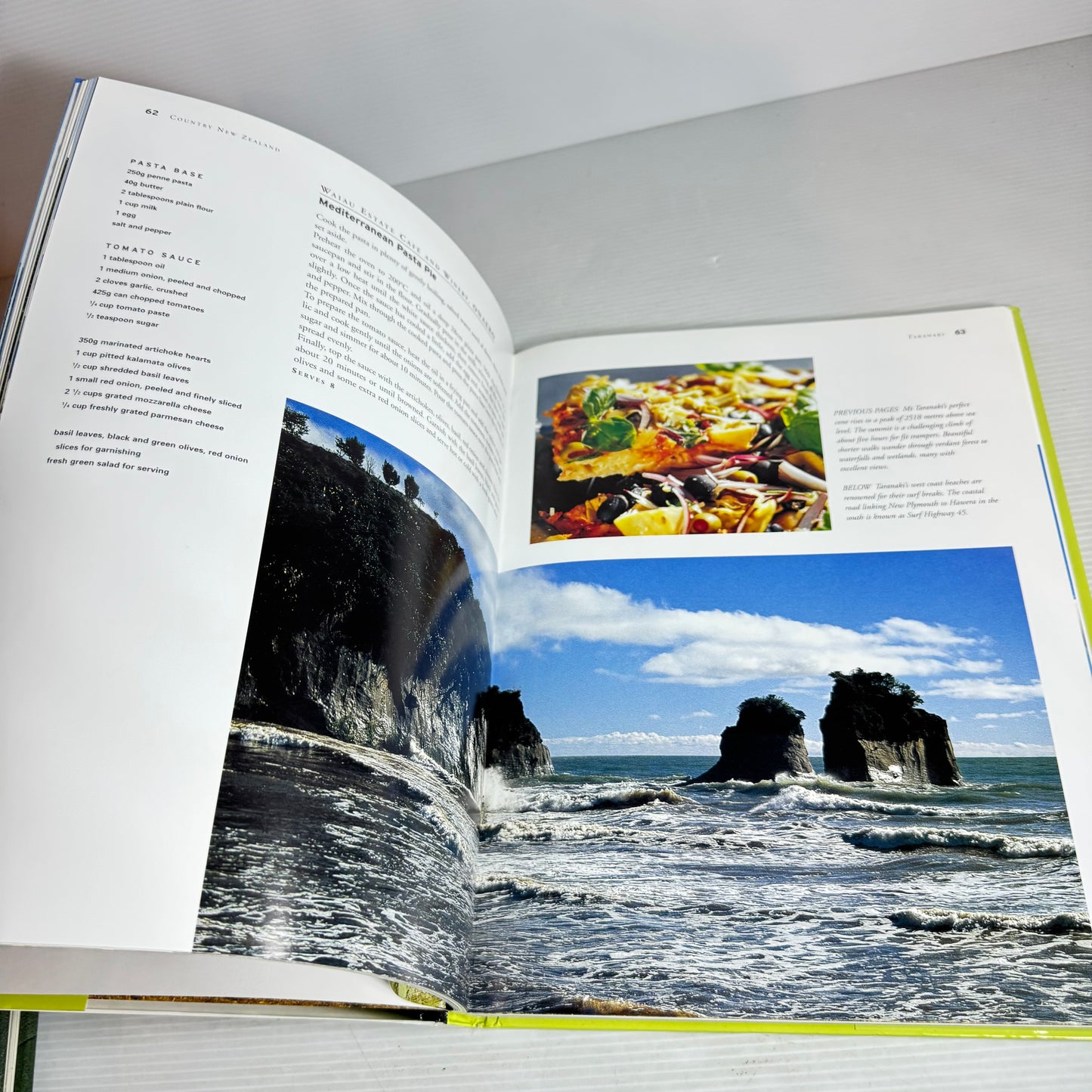 New Zealand Hardcover Cookbook Bundle x 3 : Taste of New Zealand : Winter, Country New Zealand : A Culinary Journey, The Beautiful New Zealand Cookbook - Tui Flower (2932)
