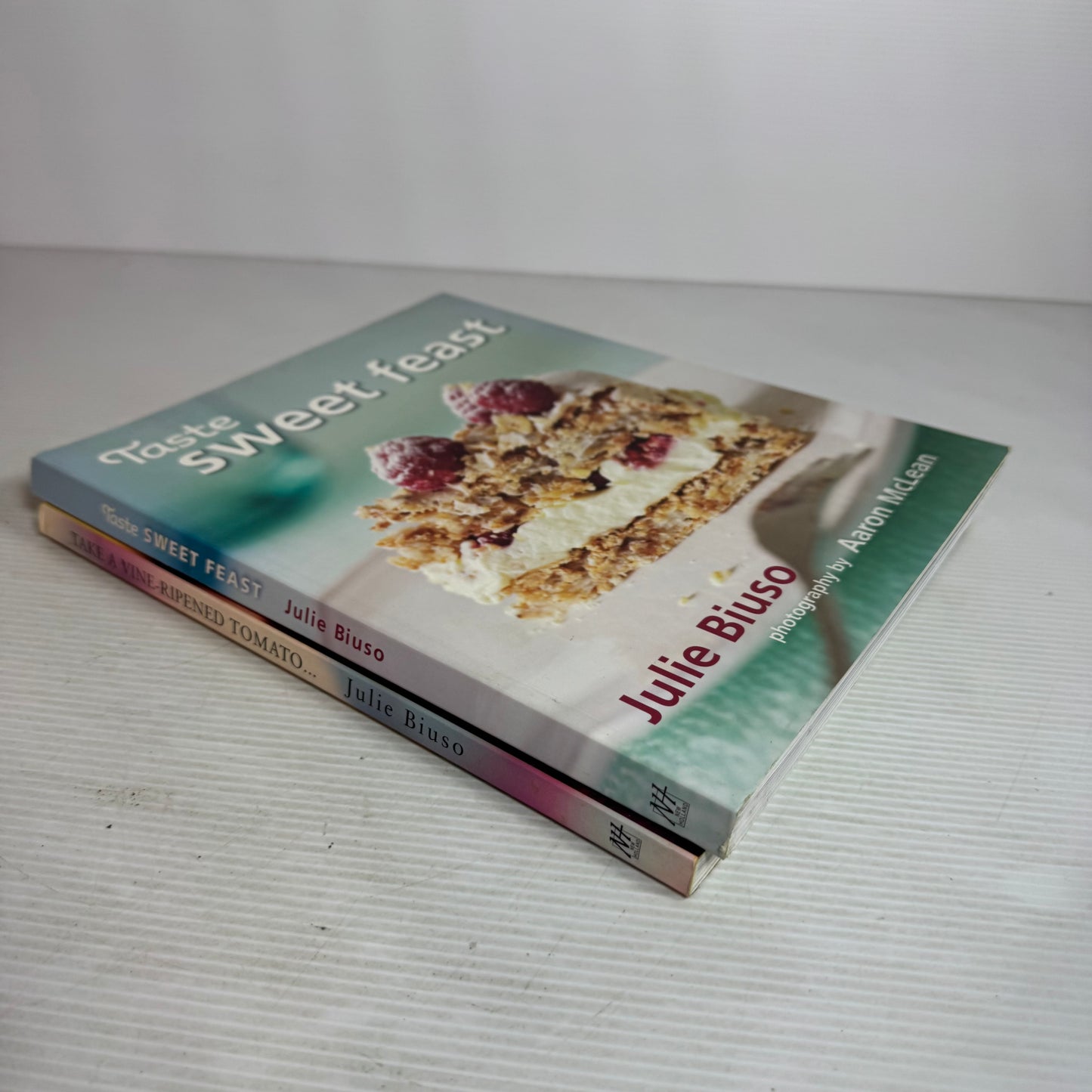 Julie Biuso Cookbook Bundle x 2 : Taste Sweet Feast & Take a Vine-Ripened Tomato...(2900)