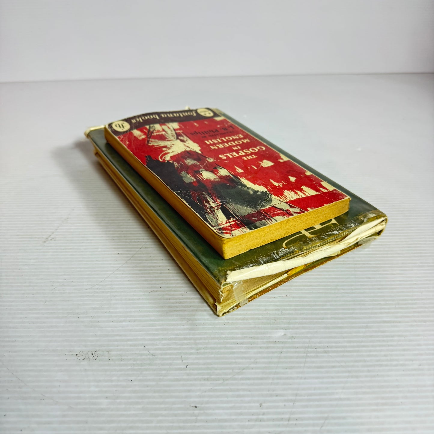 J.B. Phillips Vintage Book Bundle x 2 : The Young Church in Action & The Gospels in Modern English (1959)(2876)