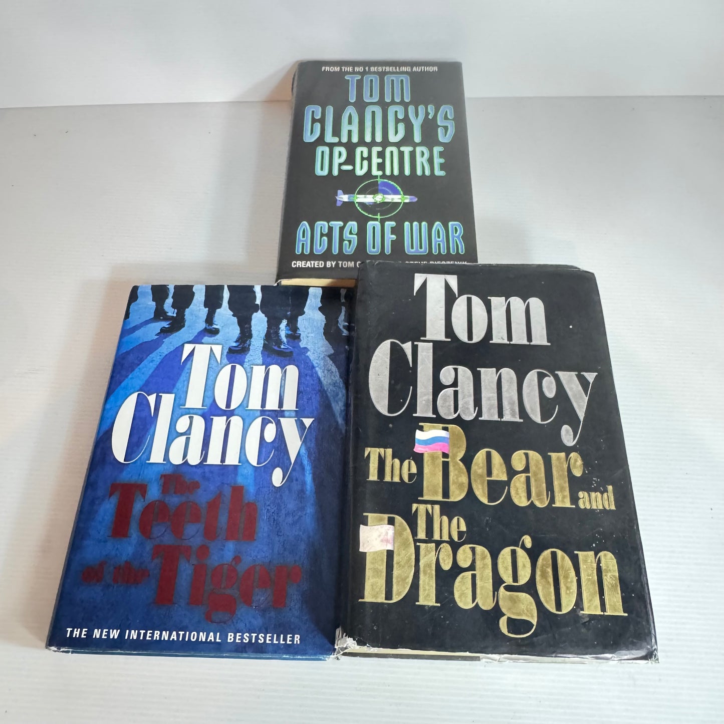 Tom Clancy Hardcover Book Bundle x 3 Books (2462)