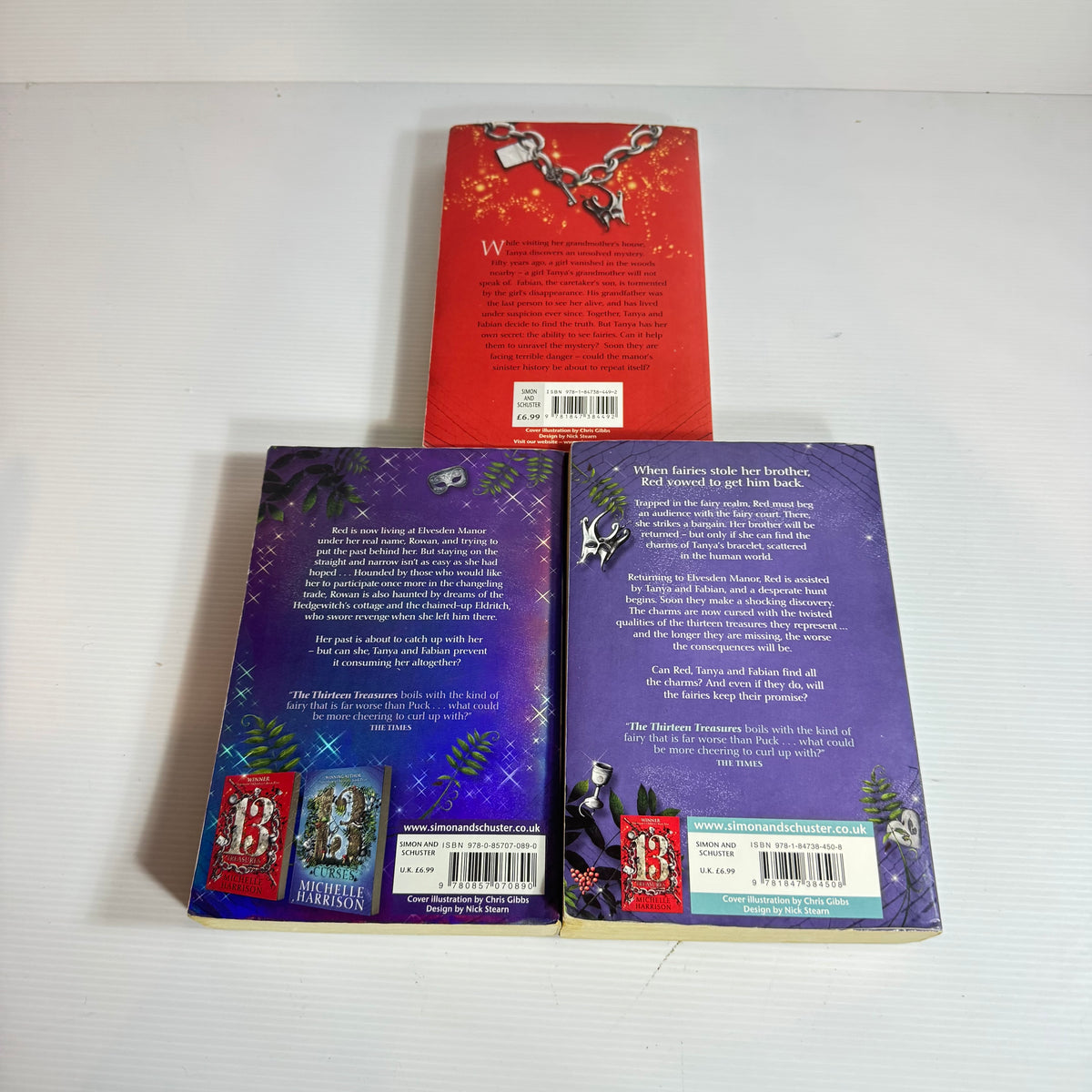 The 13 Series by Michelle Harrison Book Bundle x 3 : The 13 Curses, The 13 Treasures, The 13 Secrets (3270)